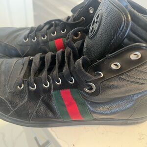 Great high top Gucci sneakers for dress down or up.. You would love them
